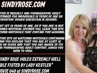 Both Sindy Rose Fuckholes Extremly Well Fisted By Ladykestler